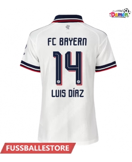 Günstige Bayern Munich Luis Diaz #14 Auswärtstrikot Damen 2026-27 Kurzarm